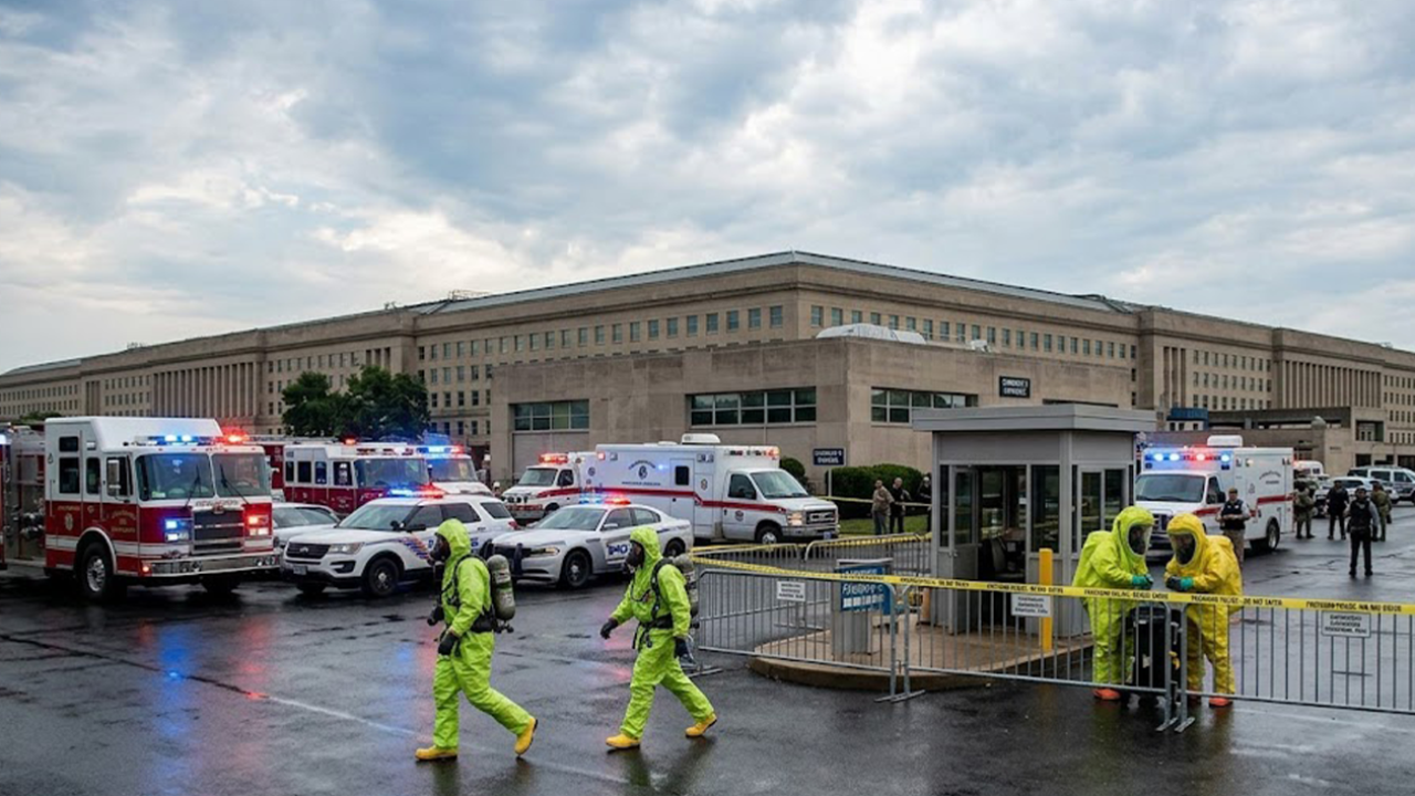 Pentagon’da"tehlikeli madde" alarmı!