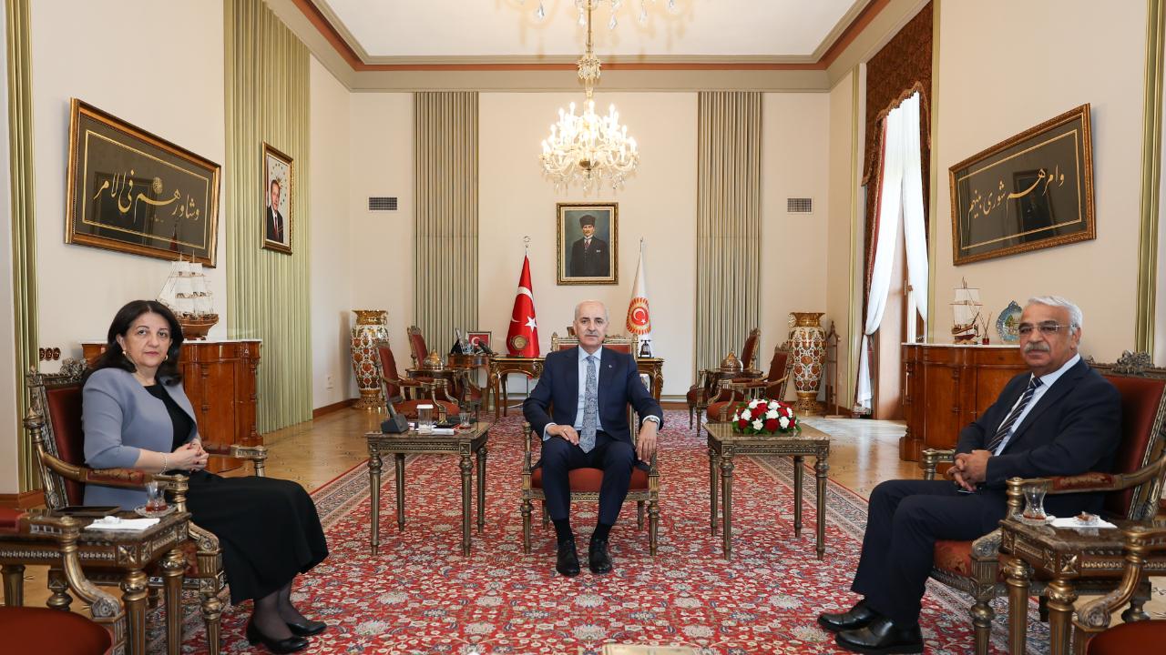 Şanlıurfa Milletvekili Sancar TBMM Başkanı Kurtulmuş ile görüştü!