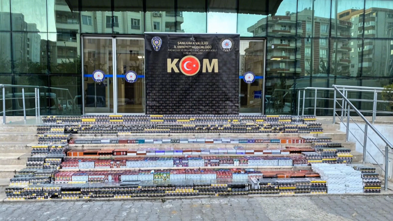 Şanlıurfa'da milyonluk kaçakçılık operasyonu: Binlerce ürün ele geçirildi!