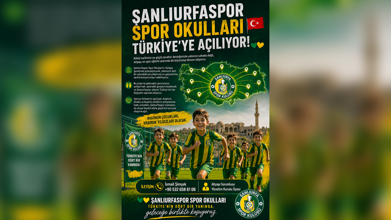 Şanlıurfaspor duyurdu: Türkiye geneline yayılacak!