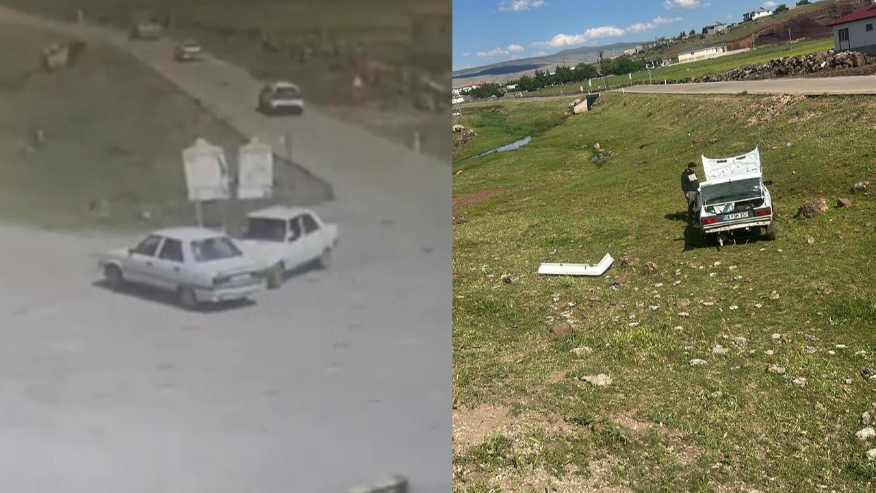 Urfa'da feci kaza: Otomobil şarampole uçtu!