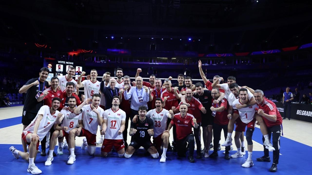 A Milli Erkek Voleybol Takımı, Milletler Ligi’nde çeyrek finalde!