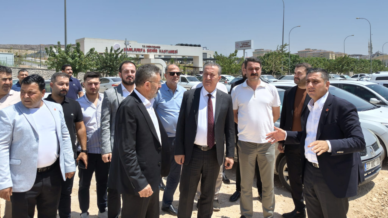 CHP heyeti Şanlıurfa’da tartışmaların odağındaki alanda inceleme yaptı!