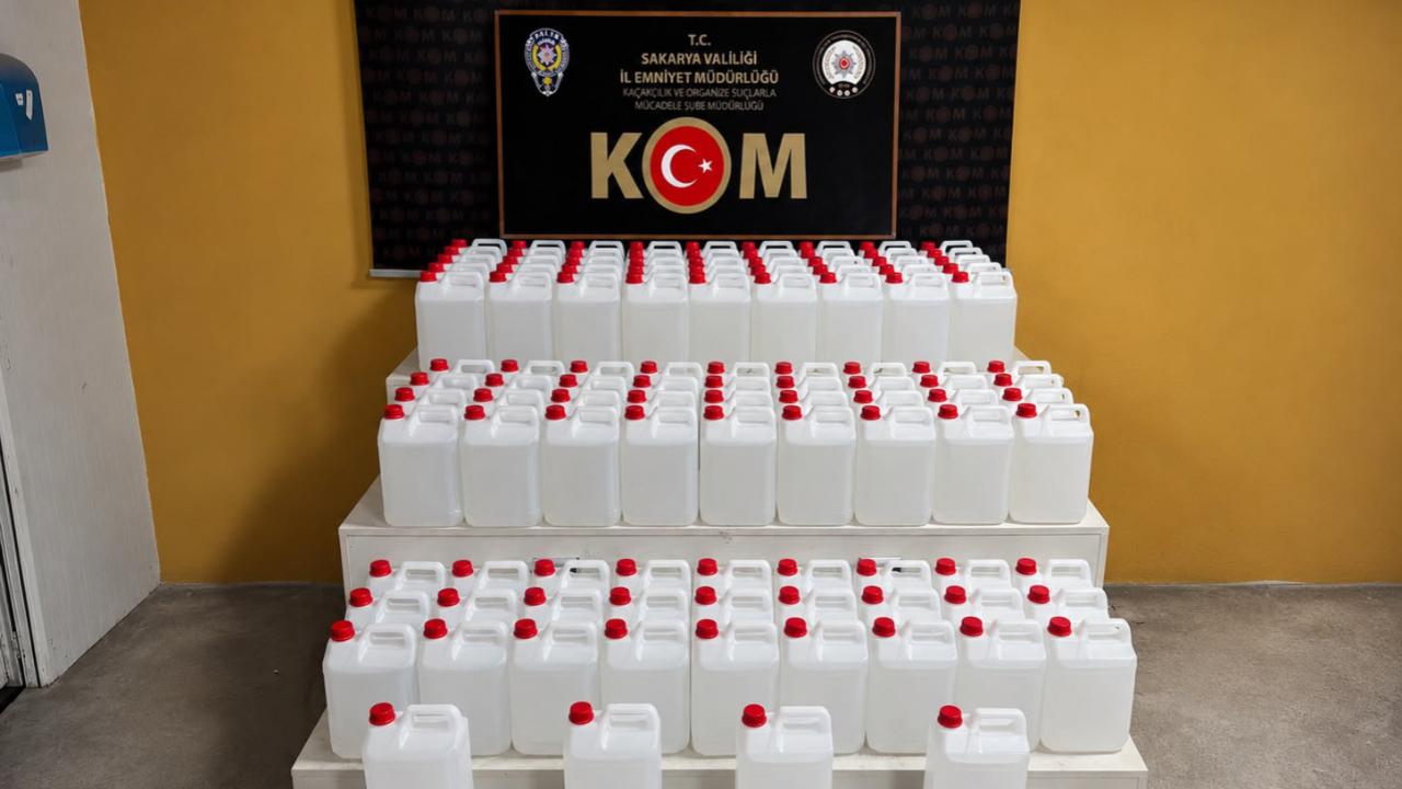 Dev kaçakçılık operasyonu: 1 ton etil alkol ele geçirildi!