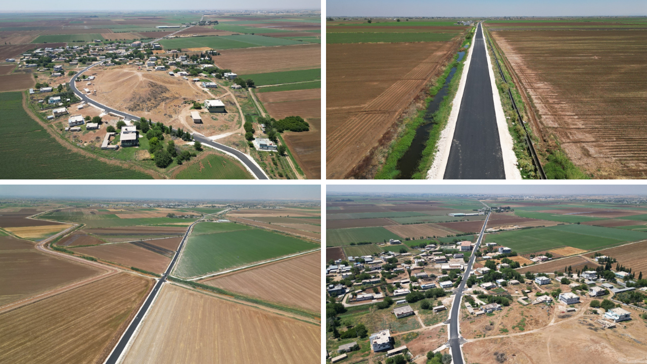 Harran ile Akçakale'yi birbirine bağlayan grup yolu tamamlandı!