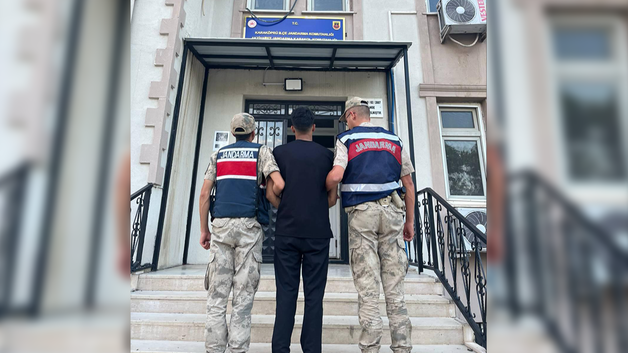 Hırsızlık suçundan aranan şahıs Karaköprü'de yakalandı!