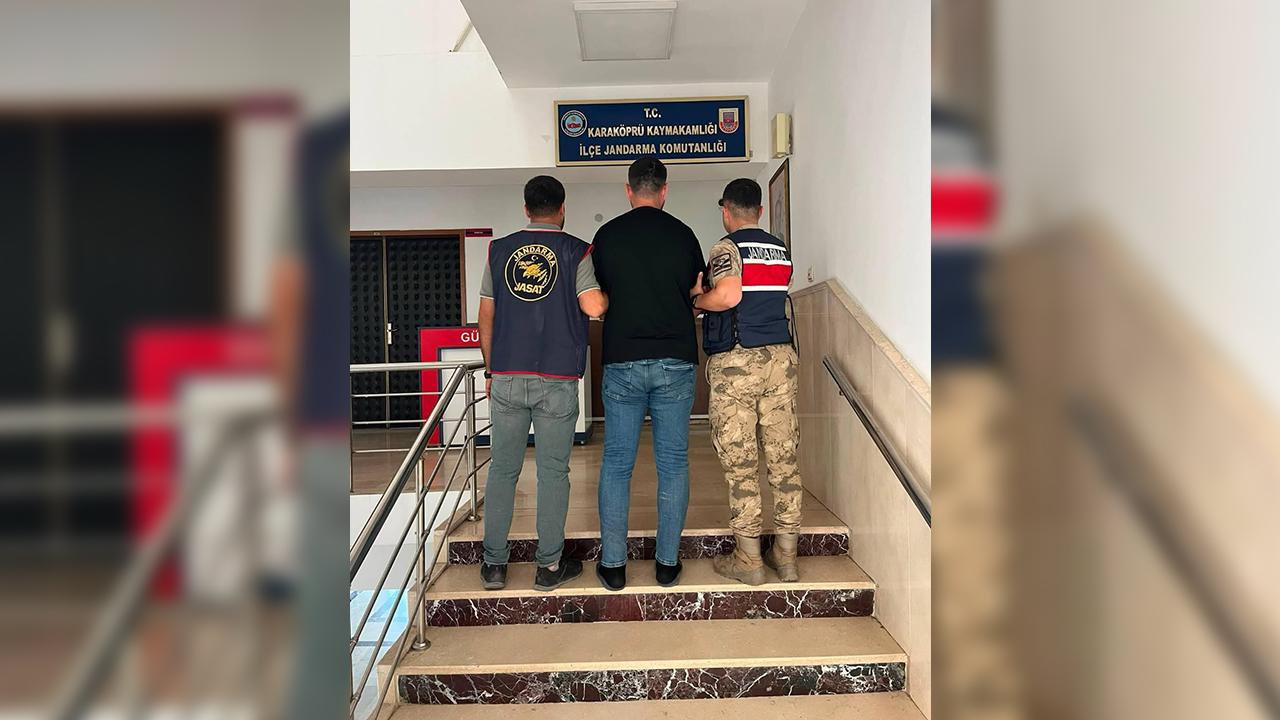 Kesinleşmiş hapsi bulunan firari Karaköprüde yakalandı!
