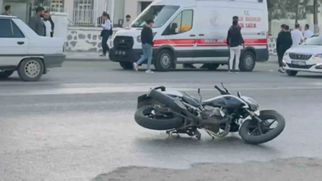Urfa'da motosiklet kazası! Yaralılar var!