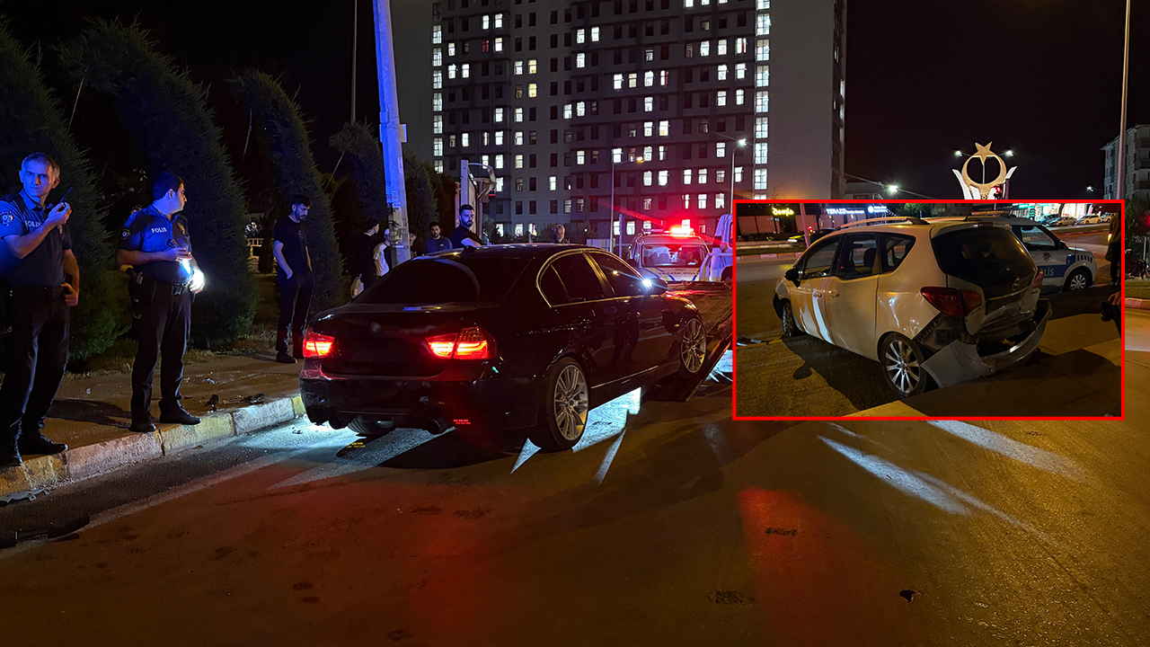 Zincirleme kazada 2’si polis çok sayıda yaralı var