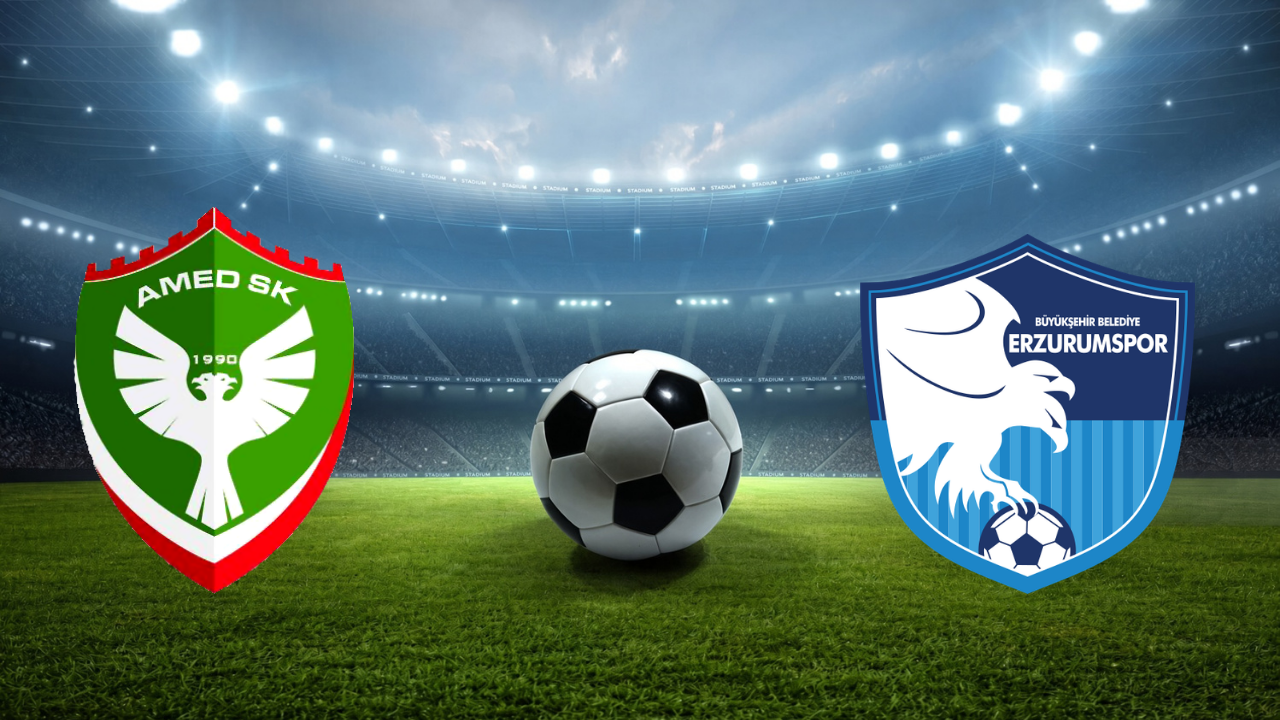 Amedspor-Erzurumspor maçında muhtemel 11’ler!