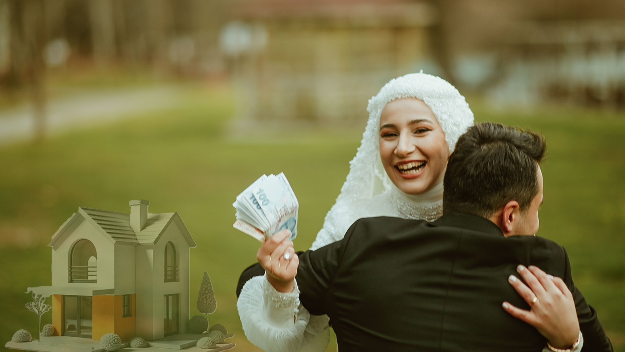 Bakanlıktan evlenecek gençlere 2 milyar 180 milyon liralık destek!