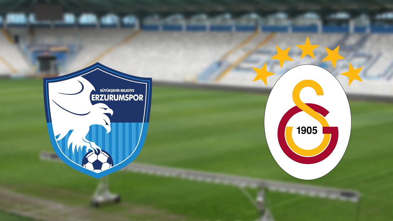Erzurumspor- Galatasaray maçı saat kaçta, hangi kanalda?