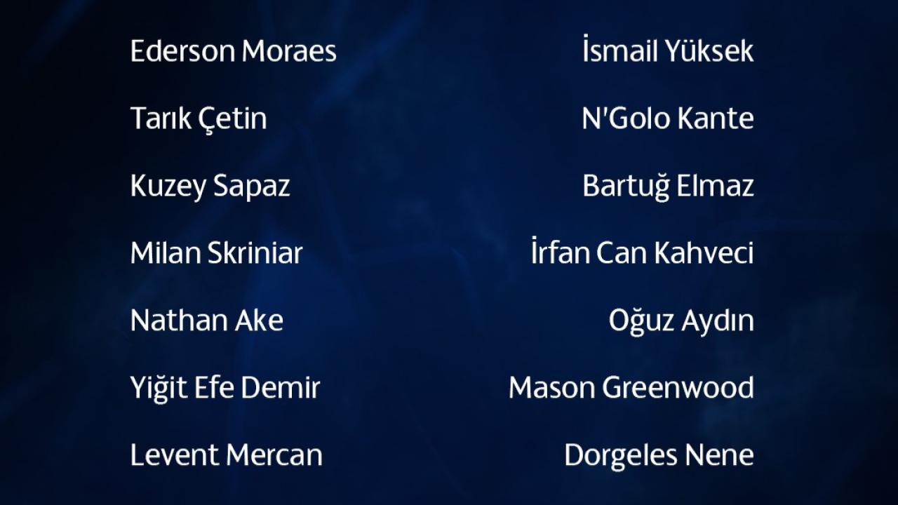 Fenerbahçe’nin Lyon maçı kamp kadrosu belli oldu!