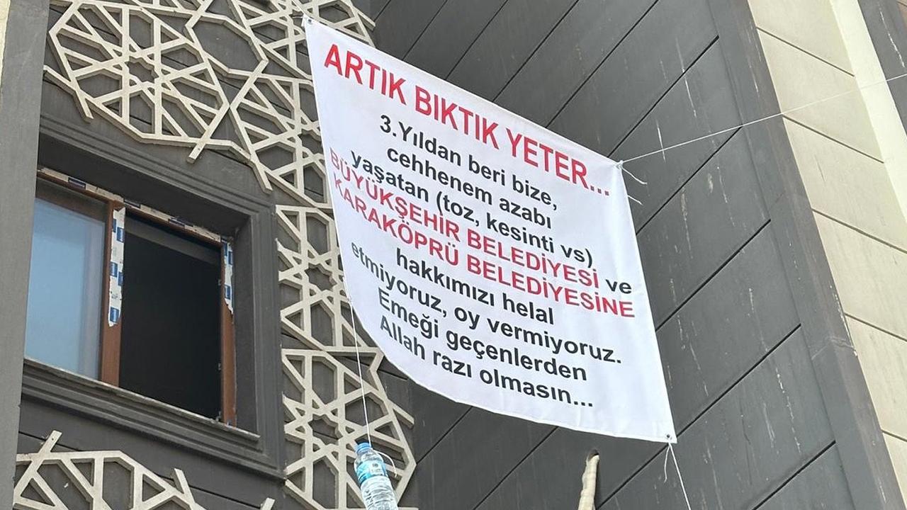Karaköprü’de bitmeyen çalışmalara brandalı isyan!