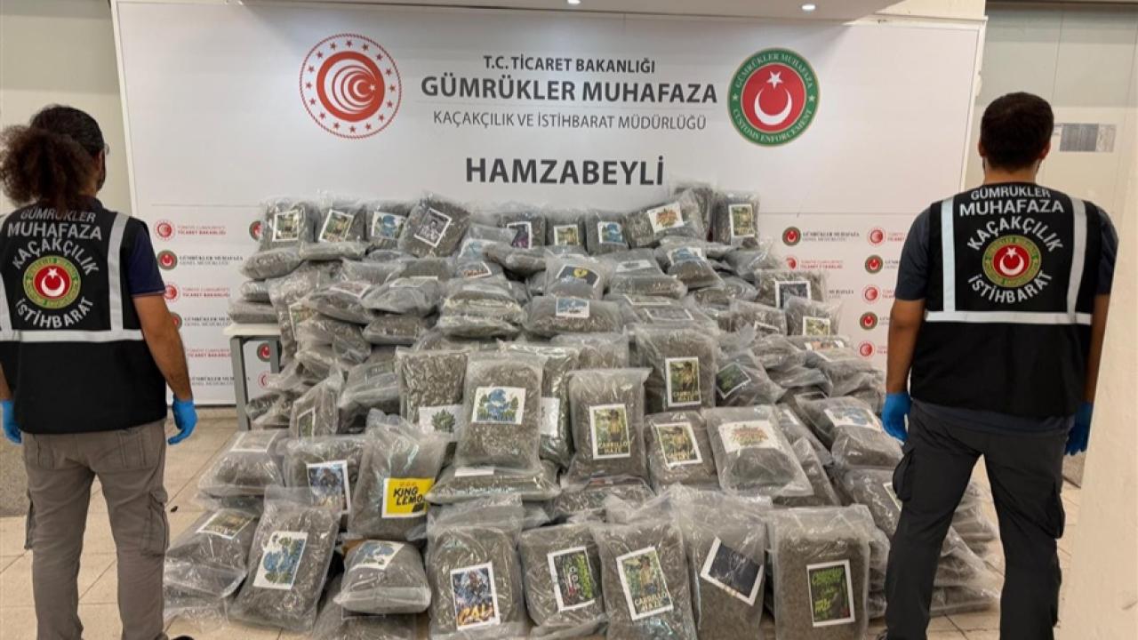 Sınırda şüphe üzerine durduruldu! Yüzlerce kilo esrar ele geçirildi!