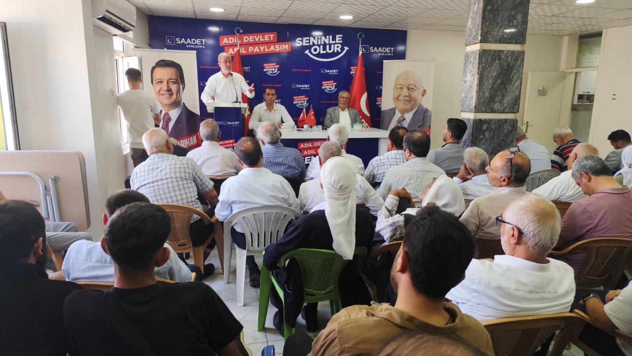Urfa'da Saadet Partisi'ne 194 yeni üye katıldı!
