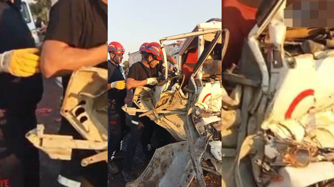 Kamyonet TIR'a arkadan çarptı: Çok sayıda ölü var!