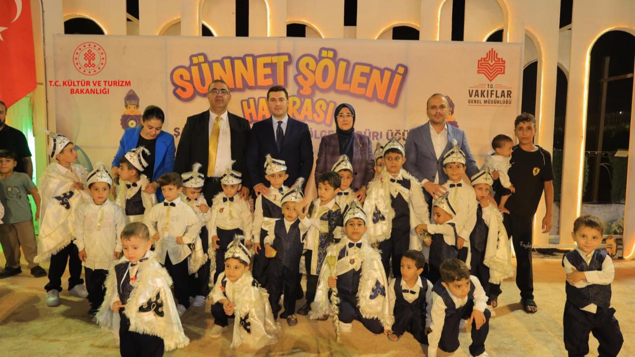 Şanlıurfa'da 25 çocuk için sünnet düğünü düzenlendi!