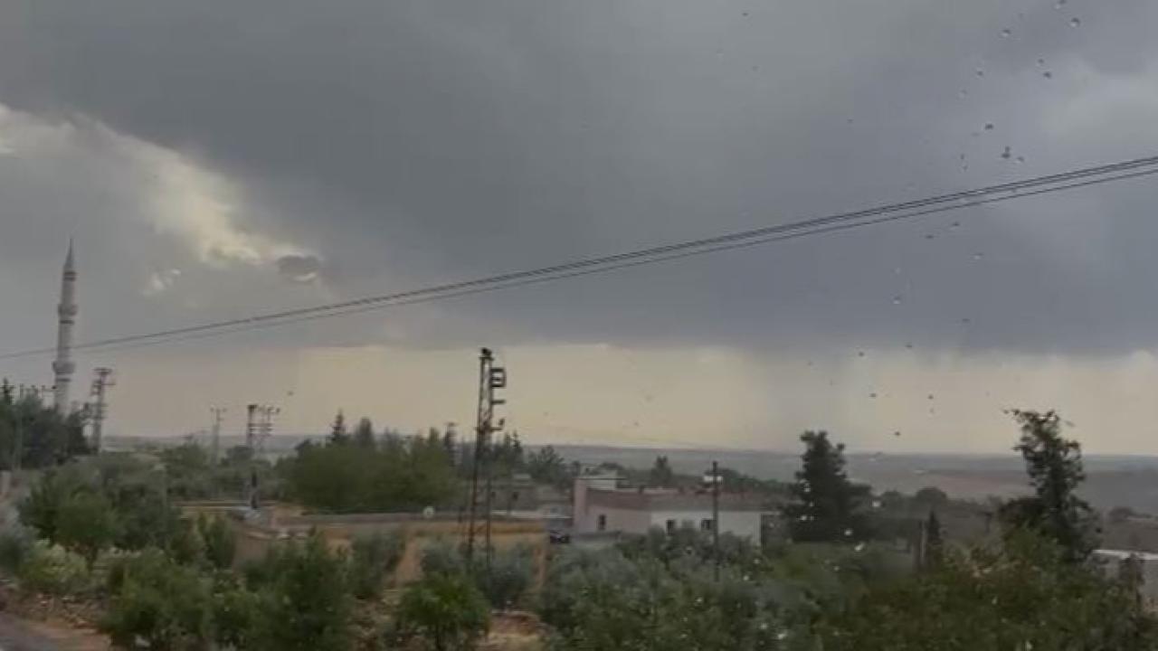 Şanlıurfa’da dolu yağışı etkili oldu!