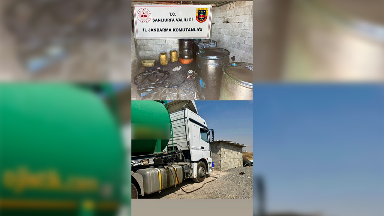 Urfa'da akaryakıt operasyonu: Binlerce litre ele geçirildi!