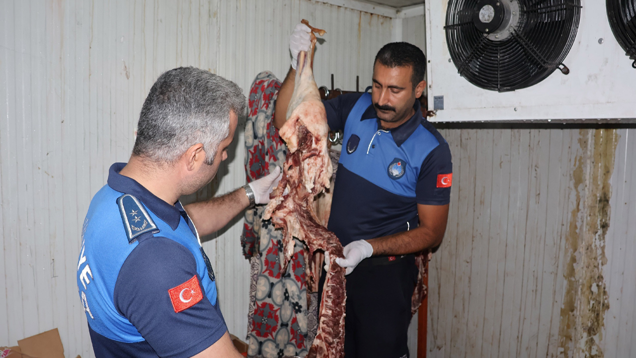 Urfa'da kilolarca bozuk et ele geçirildi!