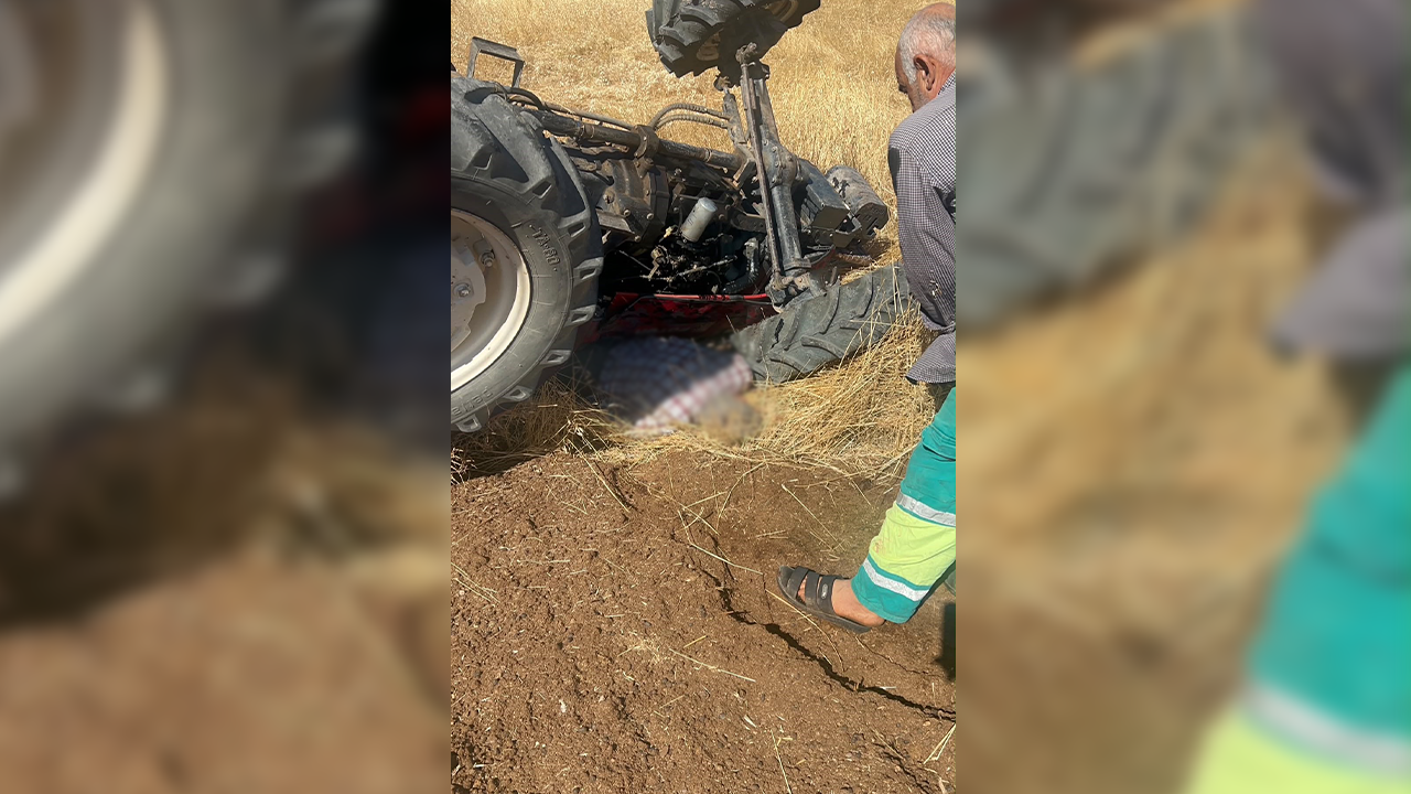 Urfa'da traktör kazası: Sürücü altında kaldı!