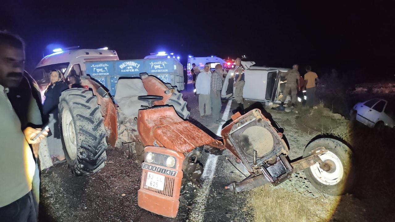 Urfa'da zincirleme trafik kazası: Yaralılar var!