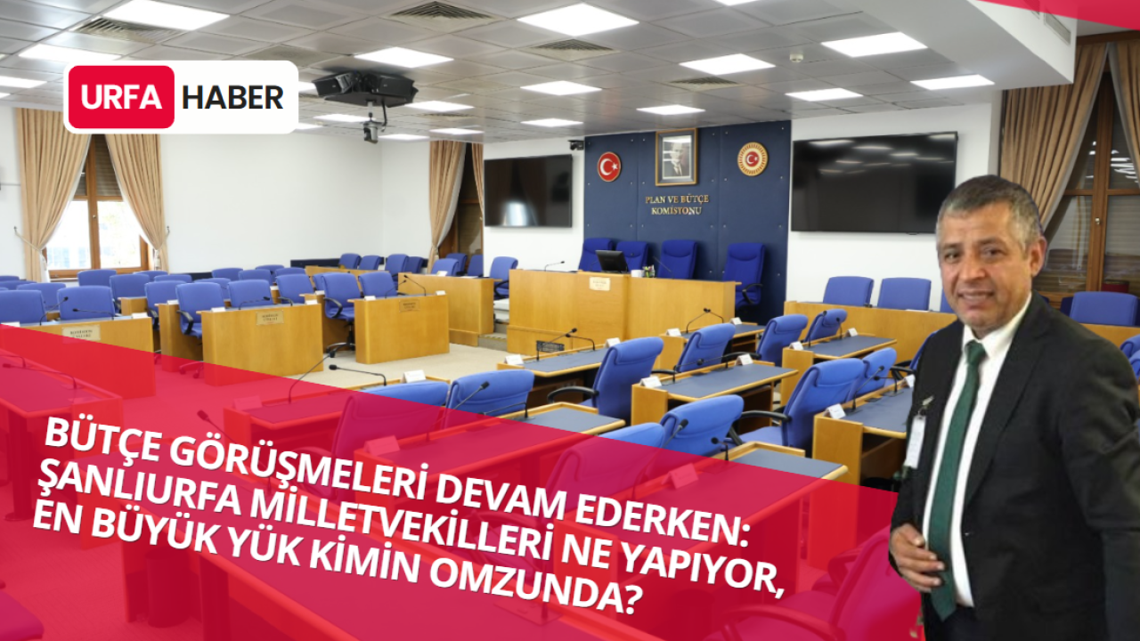 Bütçe Görüşmeleri Devam Ederken: Şanlıurfa Milletvekilleri Ne Yapıyor