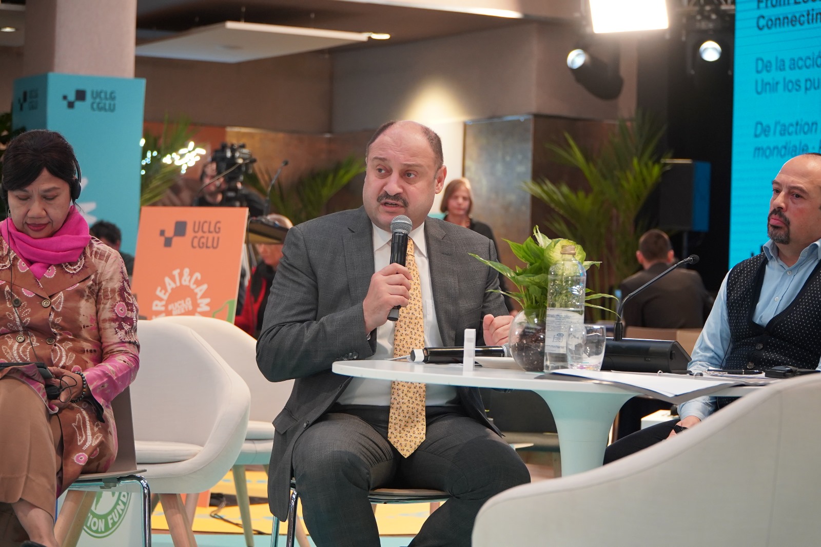 BAŞKAN GÜLPINAR, BARSELONA’DA UCLG TOPLANTISINA KATILDI