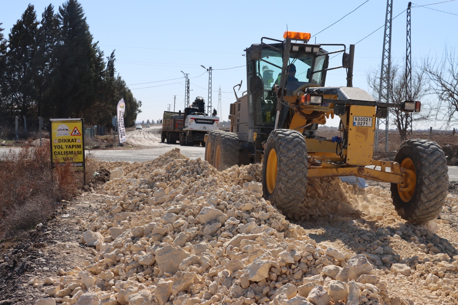 Yardımcı-Harran Grup Yolu Çalışmaları Sürüyor
