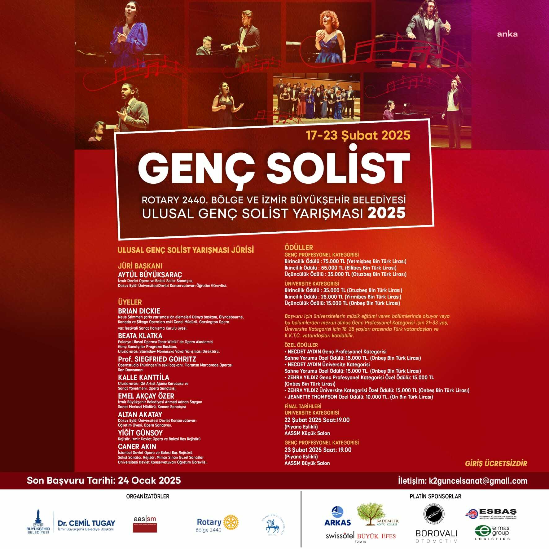 "GENÇ OPERA SANATÇILARI ULUSAL GENÇ SOLIST YARIŞMASI’NDA"