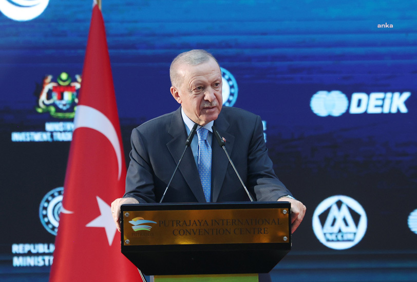 CUMHURBAŞKANI ERDOĞAN, TÜRKIYE-MALEZYA İŞ FORUMU'NDA KONUŞTU