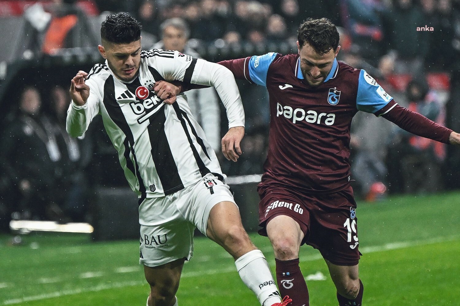BEŞIKTAŞ SAHASINDA TRABZONSPOR’U 2-1 MAĞLUP ETTI