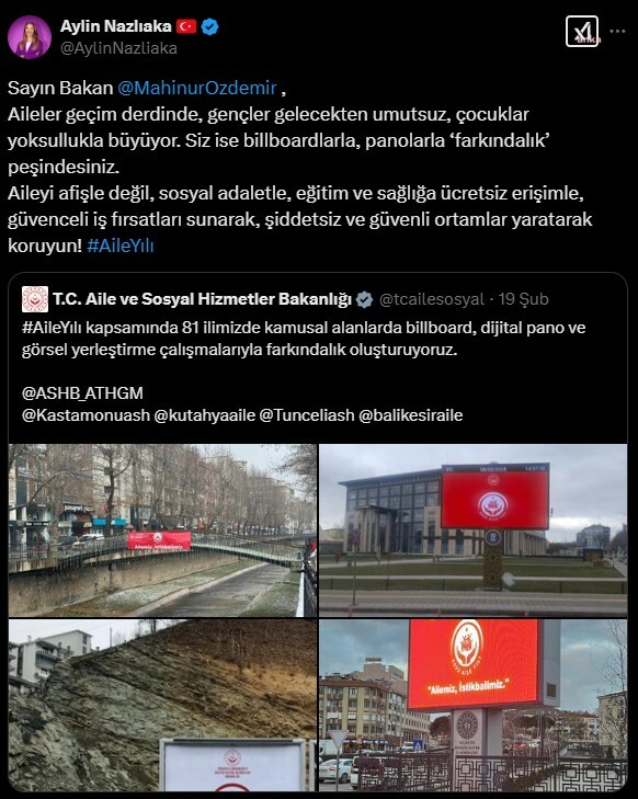 Nazlıaka: Aileyi Afişle Değil, Sosyal Adaletle Koruyun!