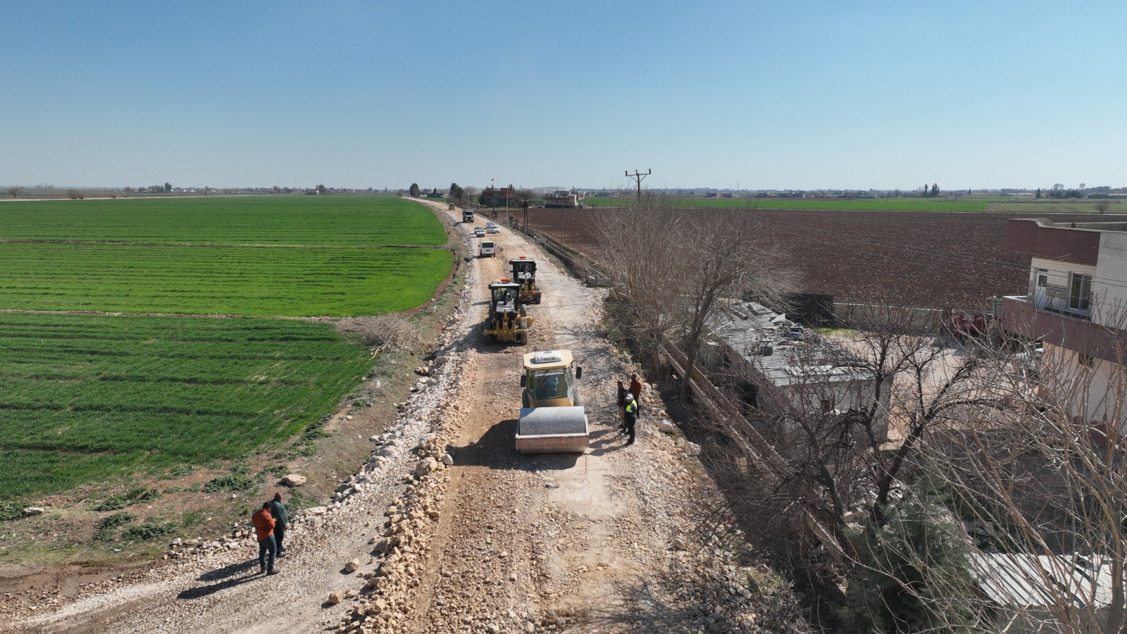 Şanlıurfa'da 50 Mahalleyi Bağlayan Yol Yapılıyor