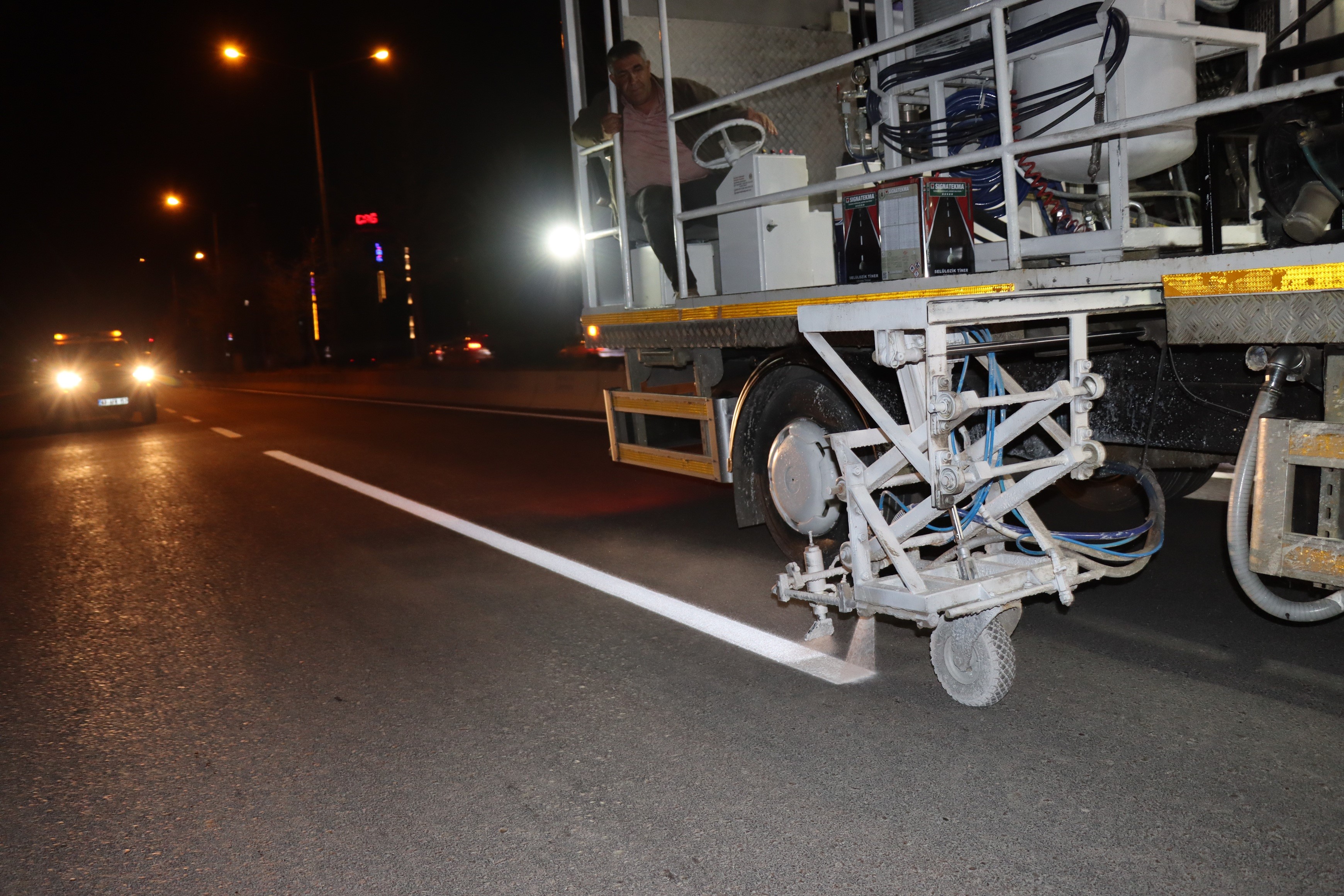 Maşuk TOKİ Yolunda Trafik Güvenliği Artırıldı
