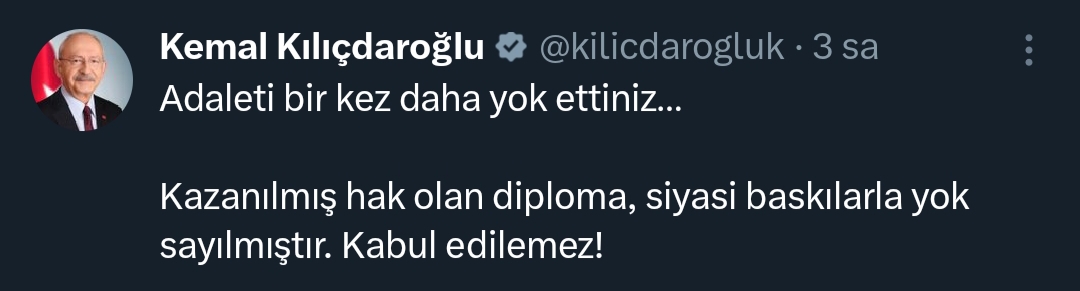 İmamoğlu’nun Diploması İptal Edildi!