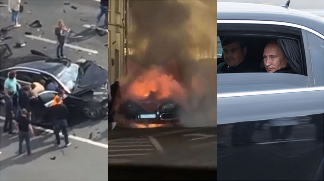 Son Dakika! Putin'in Limuzini Havaya uçtu!