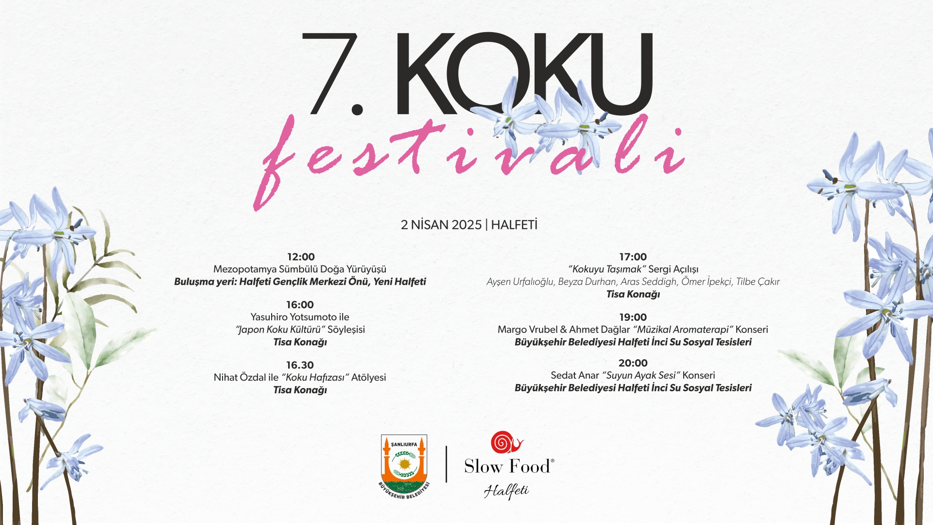 Halfeti’de 7. Koku Festivali Başlıyor