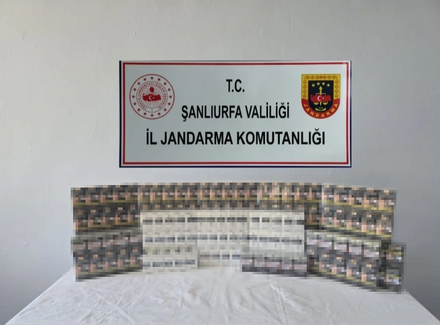 Şanlıurfa'da Kaçak Sigara ve Tütün Operasyonu