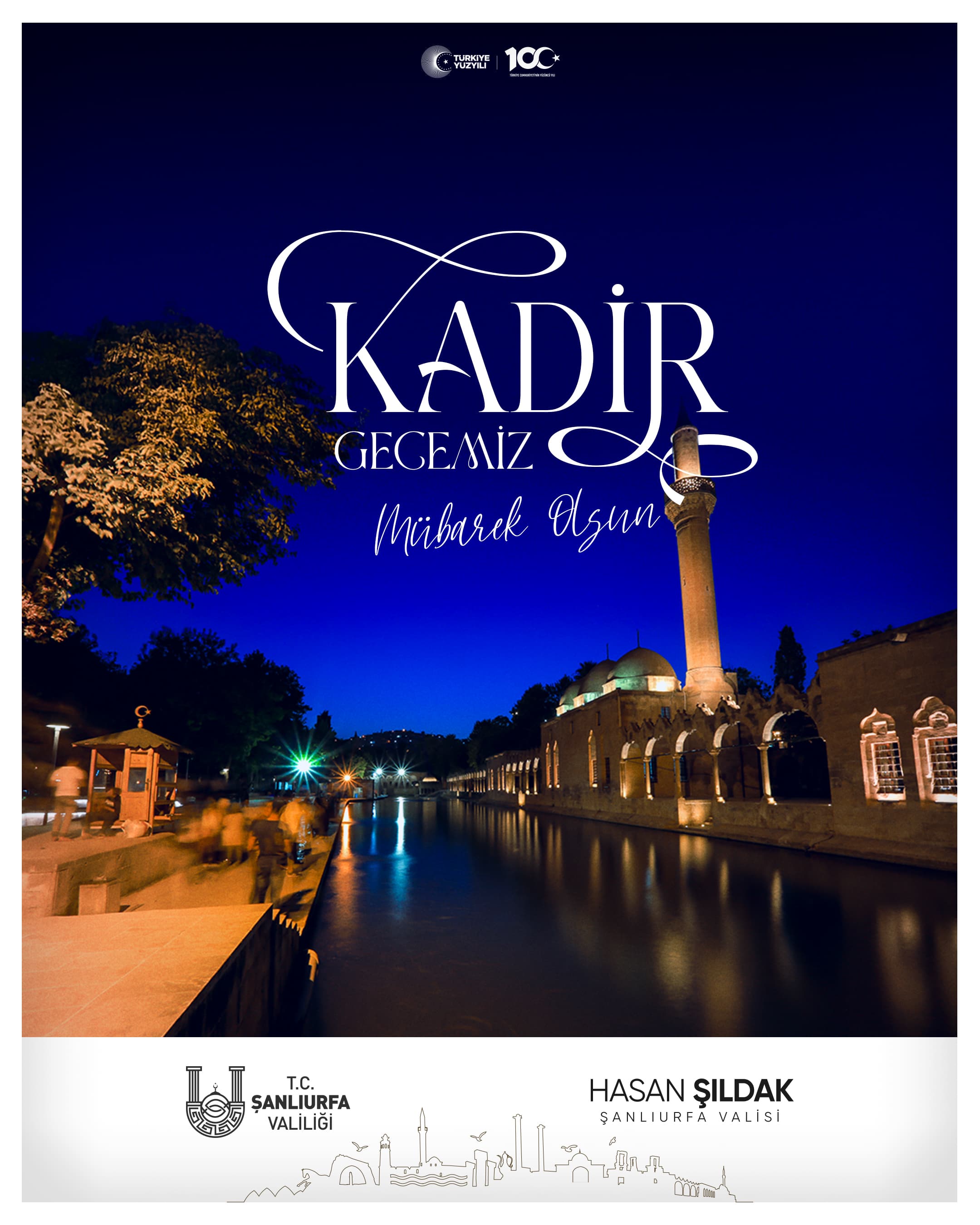 Vali Hasan Şıldak'tan Kadir Gecesi Mesajı