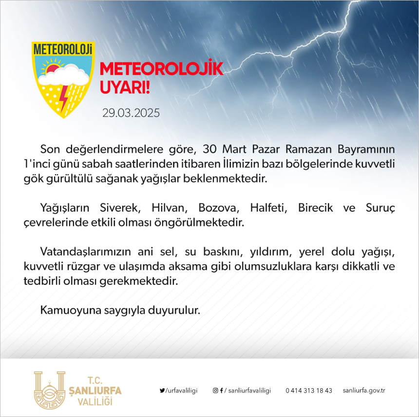 Şanlıurfa’da Çifte Bayram