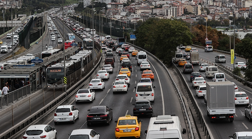 Trafiğe Kayıtlı Taşıt Sayısı 31,6 Milyonu Aştı