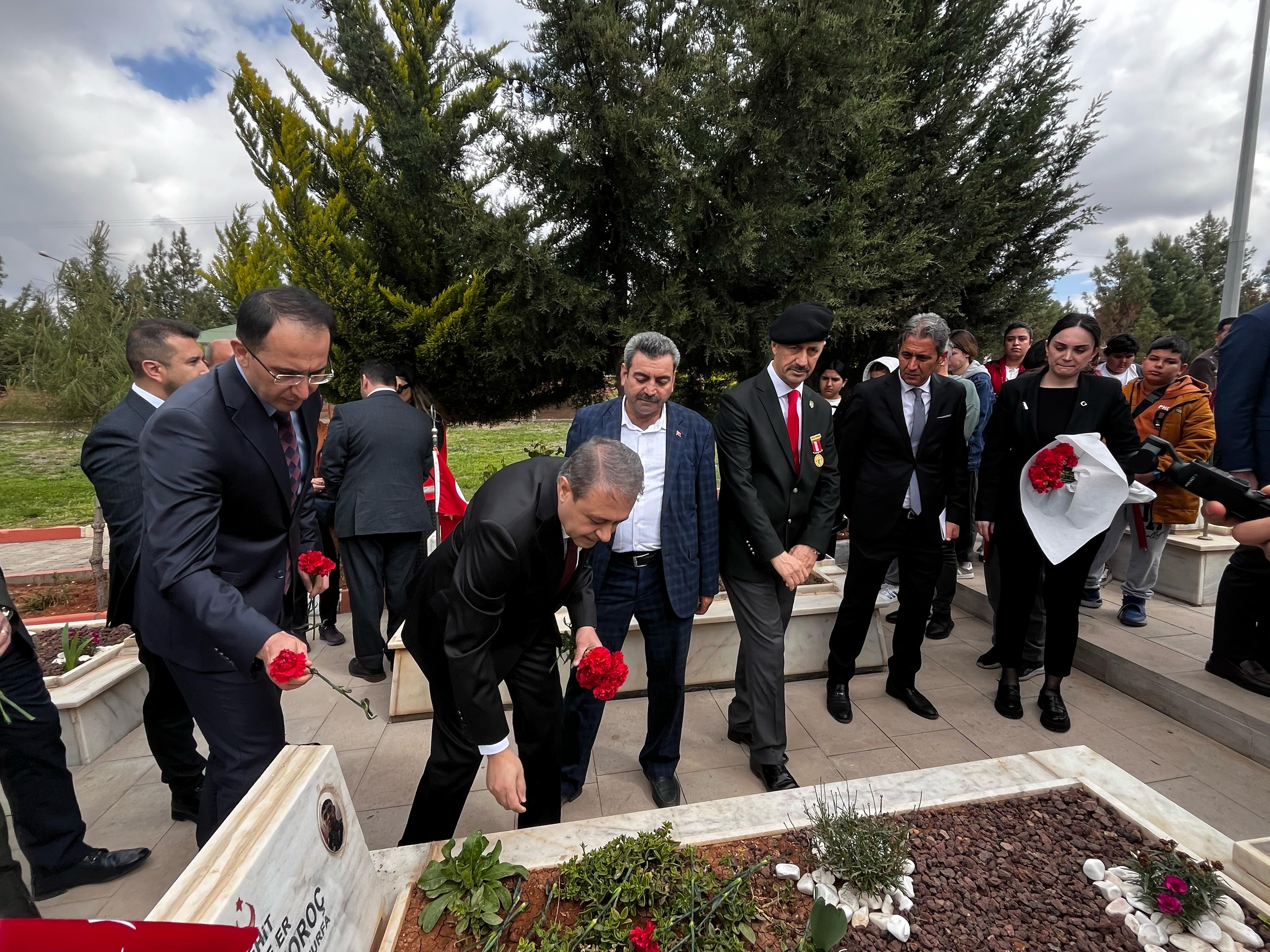 Urfa Şehitlikte 105. Yıl Töreni: Anlamlı Anlar