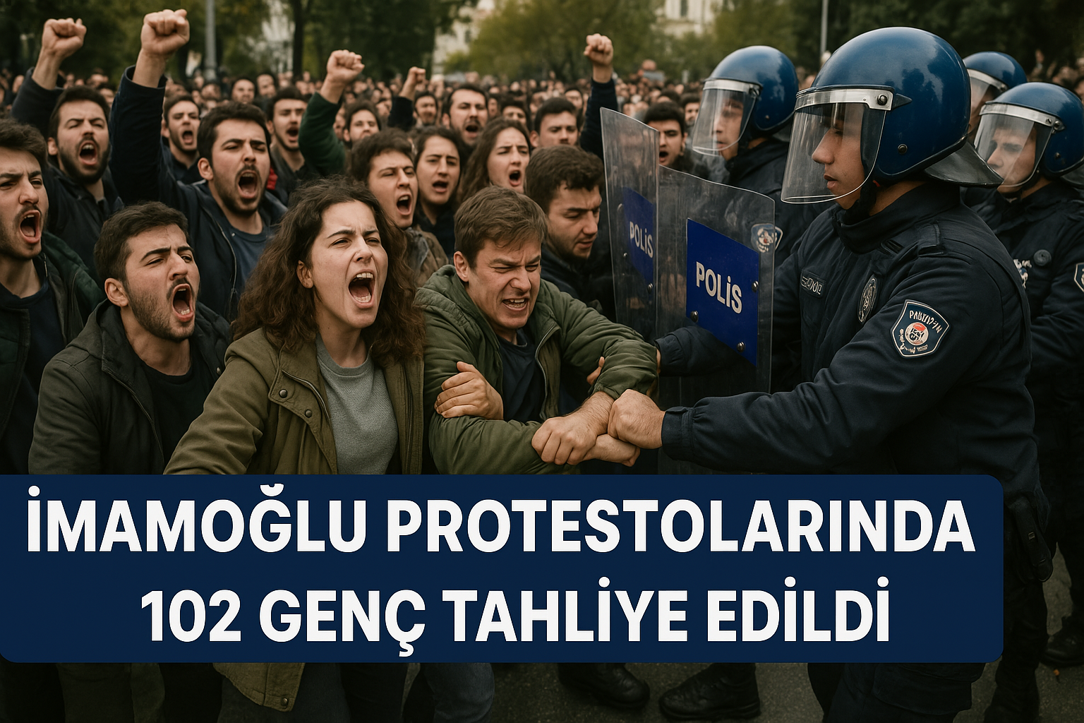İmamoğlu Protestolarında 102 Genç Tahliye Edildi