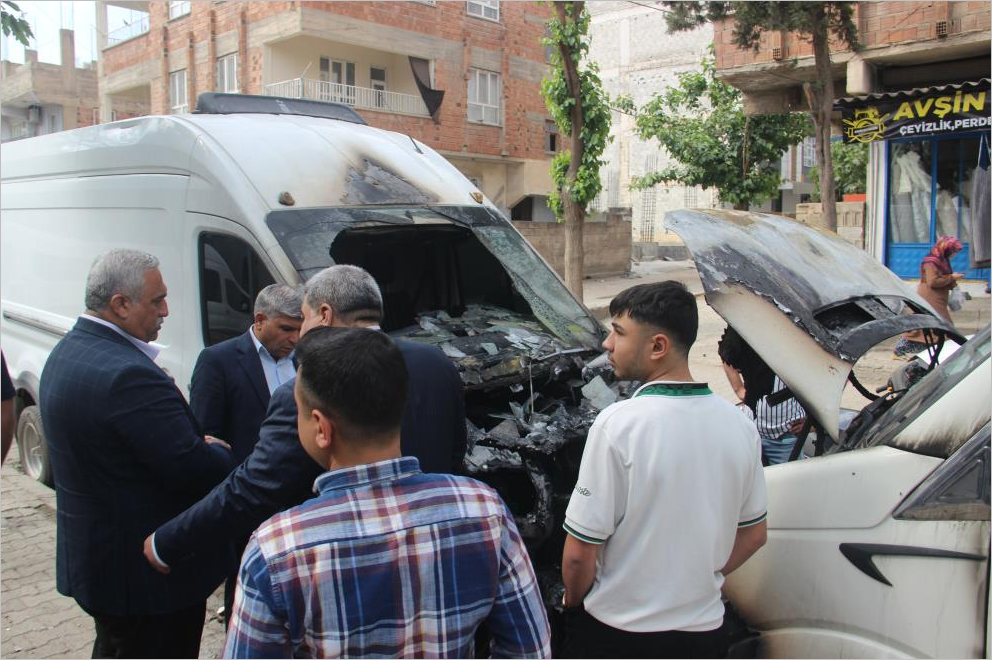 Şanlıurfa'da Kundaklama Kabusu: 9 Araç Küle Döndü! 1 Yaralı