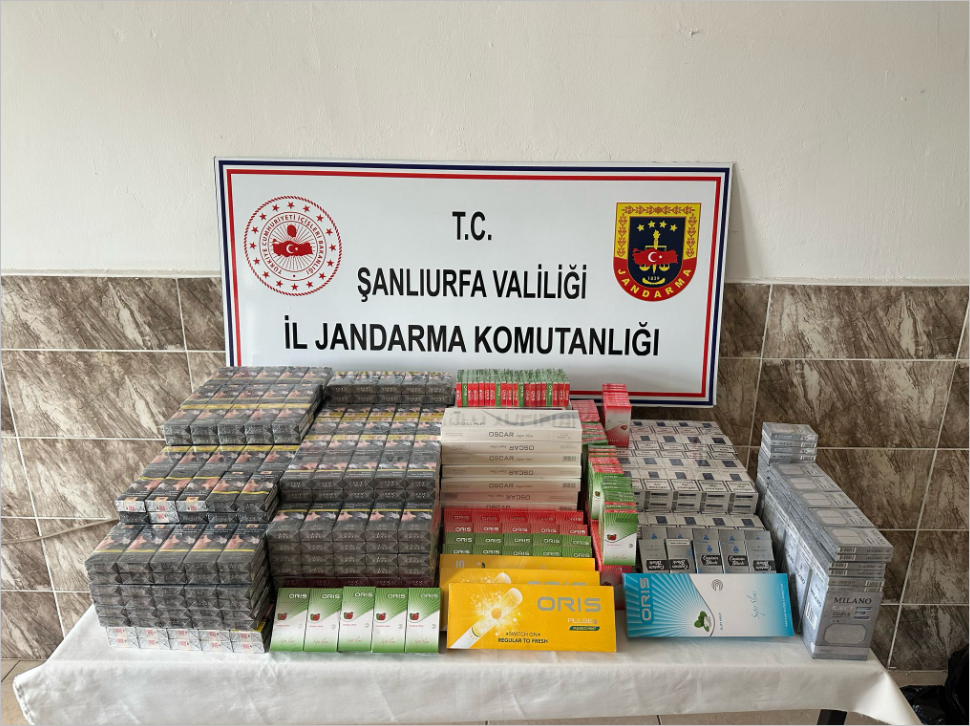 Jandarma’dan Urfa’da Geniş Çaplı Kaçakçılık Operasyonu