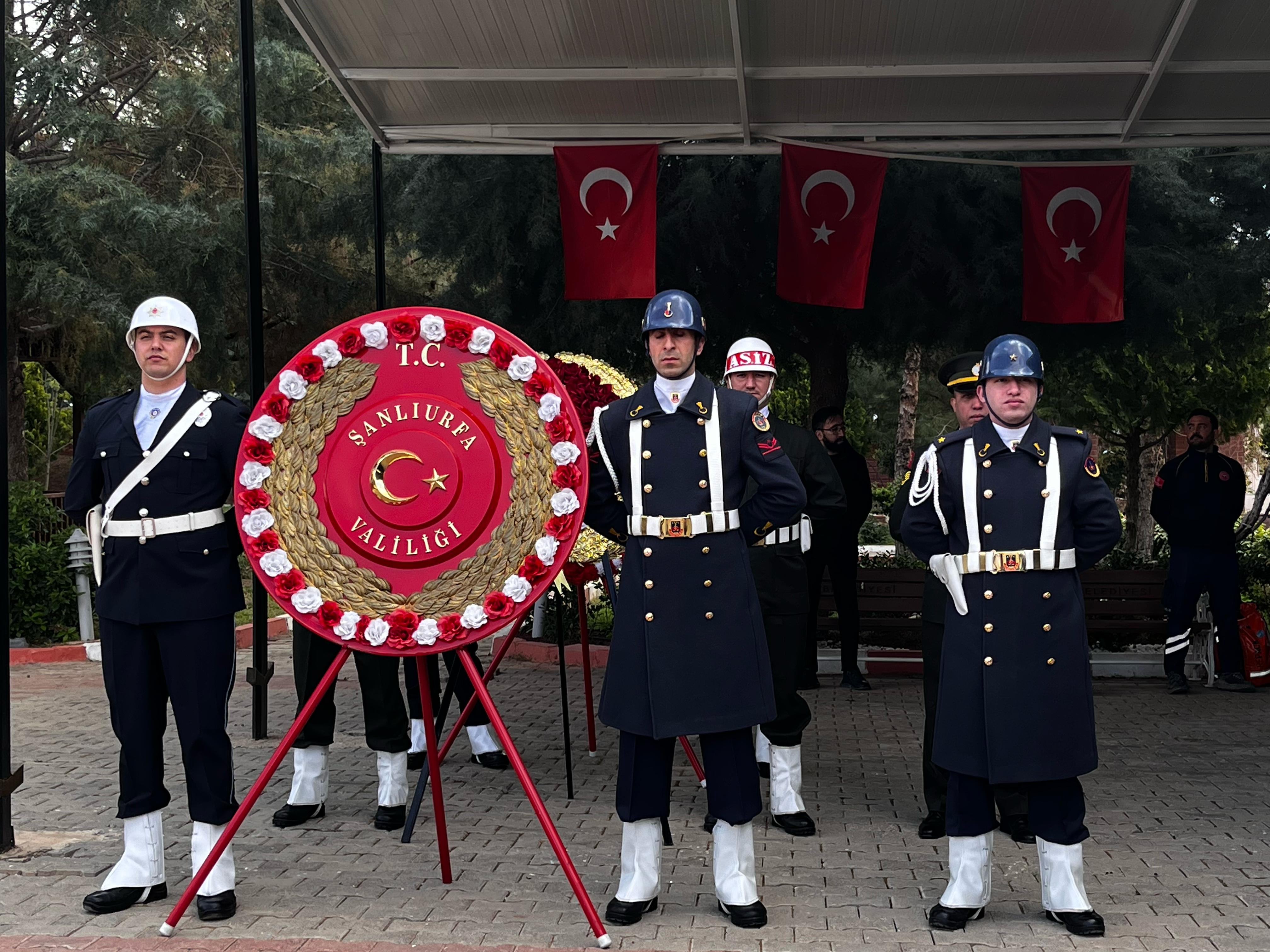 Urfa Şehitlikte 105. Yıl Töreni: Anlamlı Anlar