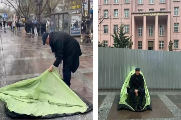 Çadır Eylemine Müdahale: Tanal’ın Nöbetine Polis Engeli