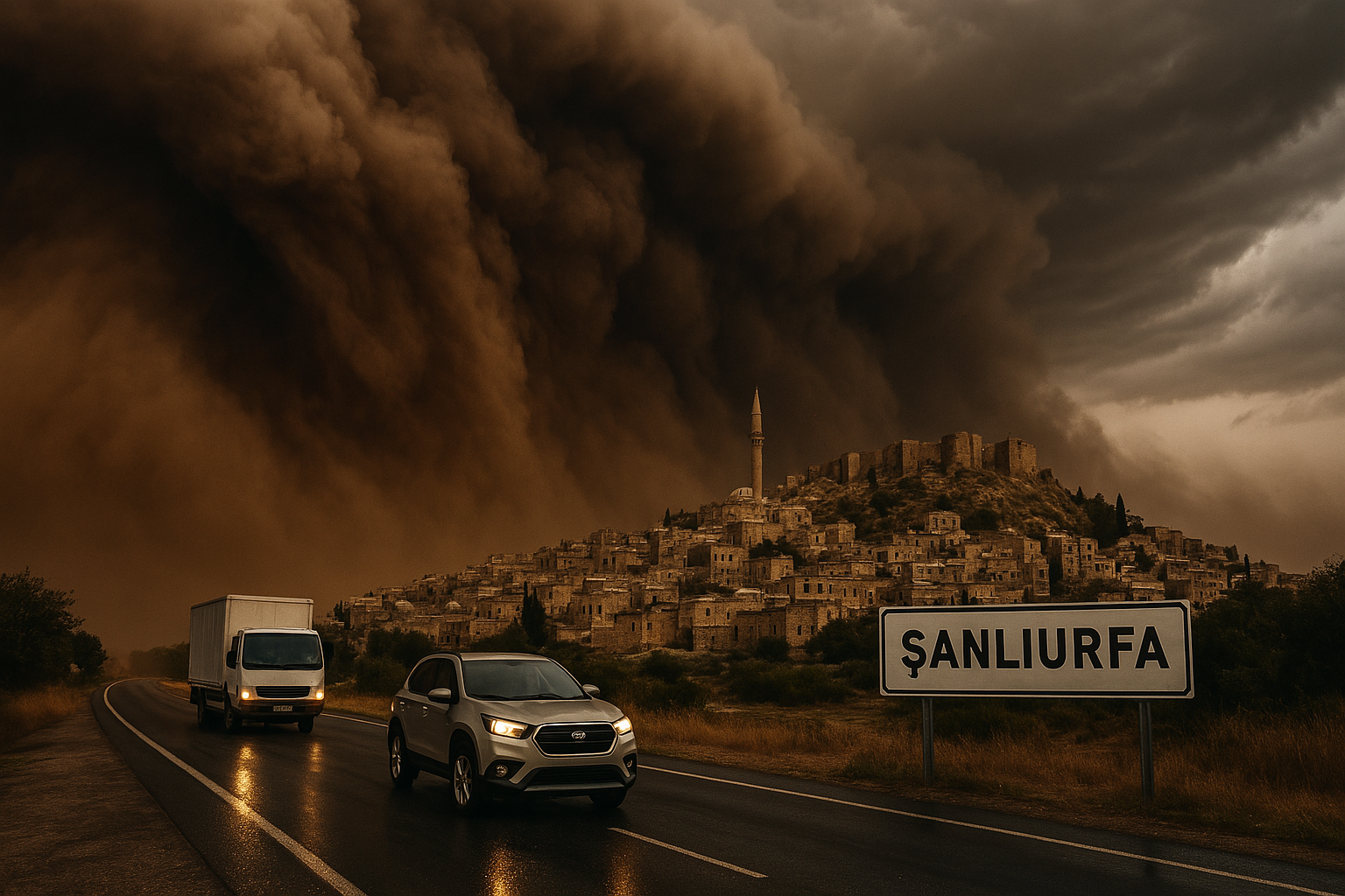 Şanlıurfa Uyarılmıştı, Fırtına Etkisini Göstermeye Başladı!
